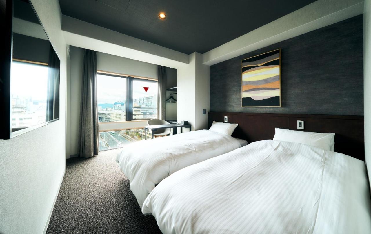 Rakuten Stay Kyoto Station Standard Twin Room Bagian luar foto